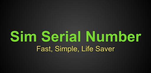 SIM Serial Number PC screenshot