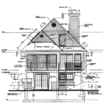 Architecture House Drawing icon