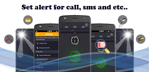 Flash Torch + Call SMS Alert PC screenshot Flash Torch + Call SMS Alert PC screenshot