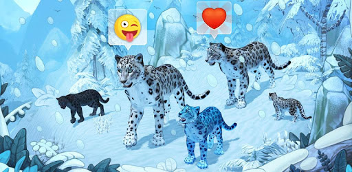 Snow Leopard Family Sim Online PC screenshot