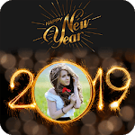 2019 New Year Photo Frames Greetings Wishes icon