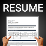 Resume builder Free CV maker templates formats app icon
