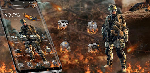 Army Soldier Theme PC screenshot