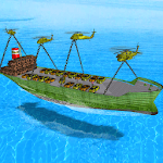 Rescue Army  Ship Car Transport icon