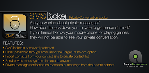 Private Message Locker : SMS PC screenshot