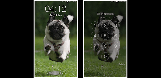 Puppy Dog Pin Lock Screen PC screenshot