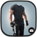 Gun Man Photo Montage icon