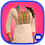 Woman Salwar Suit Photo Maker icon