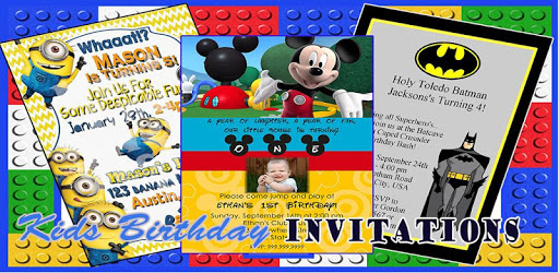 Kids Birthday Invitation Design PC screenshot Kids Birthday Invitation Design PC screenshot