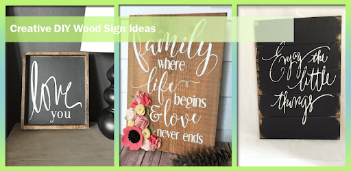 Creative DIY Wood Sign Ideas PC screenshot Creative DIY Wood Sign Ideas PC screenshot