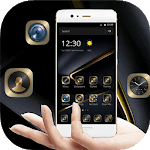 Golden Black Theme for Nova 3 for PC Golden Black Theme for Nova 3 for PC