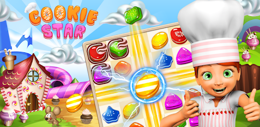 Cookie Star: Sugar cake puzzle match-3 game PC screenshot