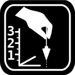 3D Measurement App - Plumb-bob icon