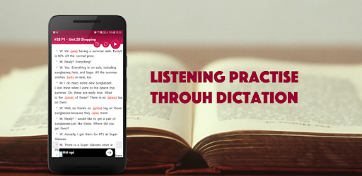 English Listening Practice Through Dictation PC screenshot