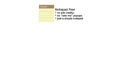 Notepad Free PC screenshot Notepad Free PC screenshot