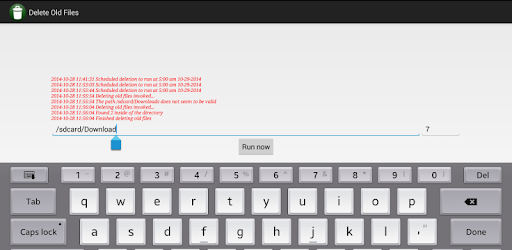 Delete Old Files PC screenshot