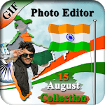 15 August Gif Photo Editor & 15 August DP Maker icon