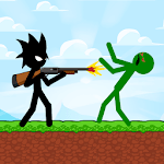 Stickman Zombie Shooter: Fight Platformer icon