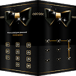 Black Rosette Theme – AppLock for PC Black Rosette Theme – AppLock for PC