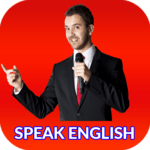 Speak English communication icon