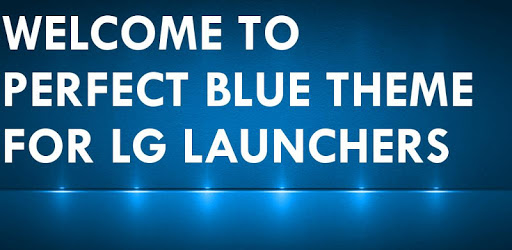 Perfect Blue LG Home Theme PC screenshot