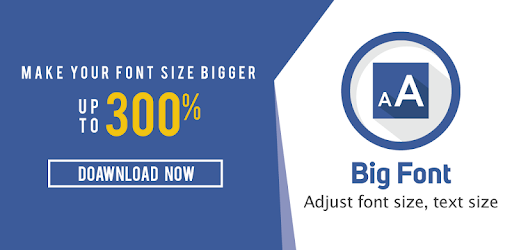Big Font - Change Font Size & Text Size PC screenshot