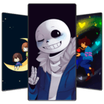 Underground Wallpapers - Sans, Frisk & Asriel icon