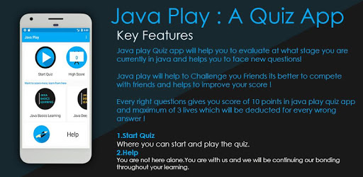 Java Play: Java quiz app from Awwalsoft PC screenshot
