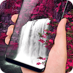 Waterfall Flower live Wallpaper 2018: 3D Aquarium icon