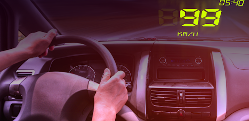 Digital GPS Speedometer Offline-Odometer HUD view PC screenshot Digital GPS Speedometer Offline-Odometer HUD view PC screenshot