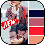 Coordinate the colors of clothing icon