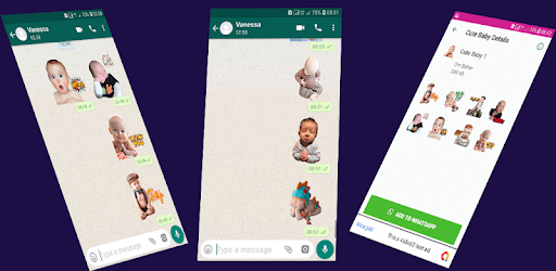 Cute Baby Stickers (WAStickersApps) PC screenshot