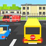 School Bus Blocky icon
