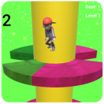 Ball Jump Tower Colors icon