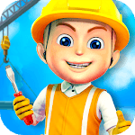 Construction City For Kids icon