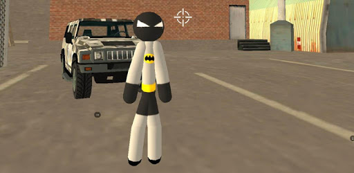 Stickman Bat Rope Hero Dark knight Crime PC screenshot