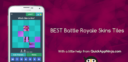 BEST Battle Royale Skins Tiles Game - Guess Skins PC screenshot