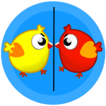 Chicken fight - two player game icon