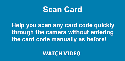 Scan Refill Card - Recharge mobile card by camera PC screenshot