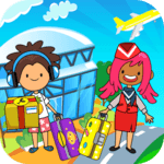 My Pretend Airport - Kids Travel Town Games icon