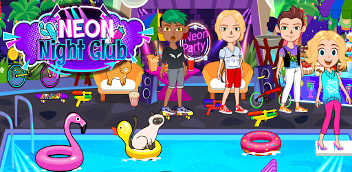 My Pretend Neon Night Club - Kids Dance Games FREE PC screenshot