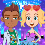 My Pretend Neon Night Club - Kids Dance Games FREE icon