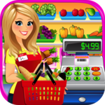 Supermarket Grocery Store Girl - Cashier Games icon
