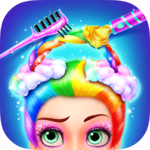 Rainbow Hair Salon - Dress Up icon