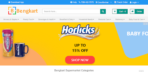 Bengkart Online Grocery Supermarket PC screenshot