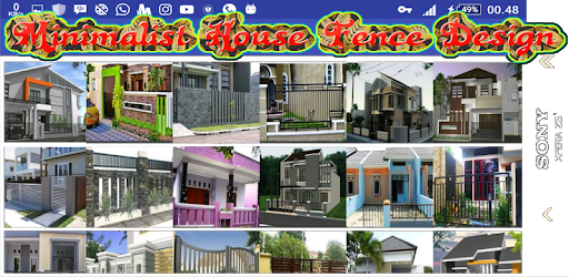 minimalist house fence design PC screenshot