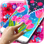 Flower lock screen zipper for PC