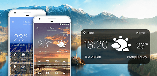 weather app PC screenshot