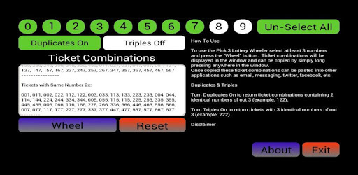 Pick 3 Wheel (Legacy version) PC screenshot Pick 3 Wheel (Legacy version) PC screenshot