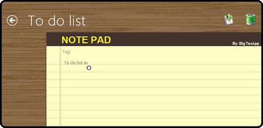 Notepad PC screenshot Notepad PC screenshot